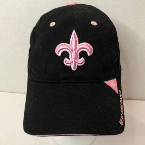 New Orleans Saints NFL embroidered Fleur-de-lis  Logo Adjustable Baseball Cap - Picture 1 of 5